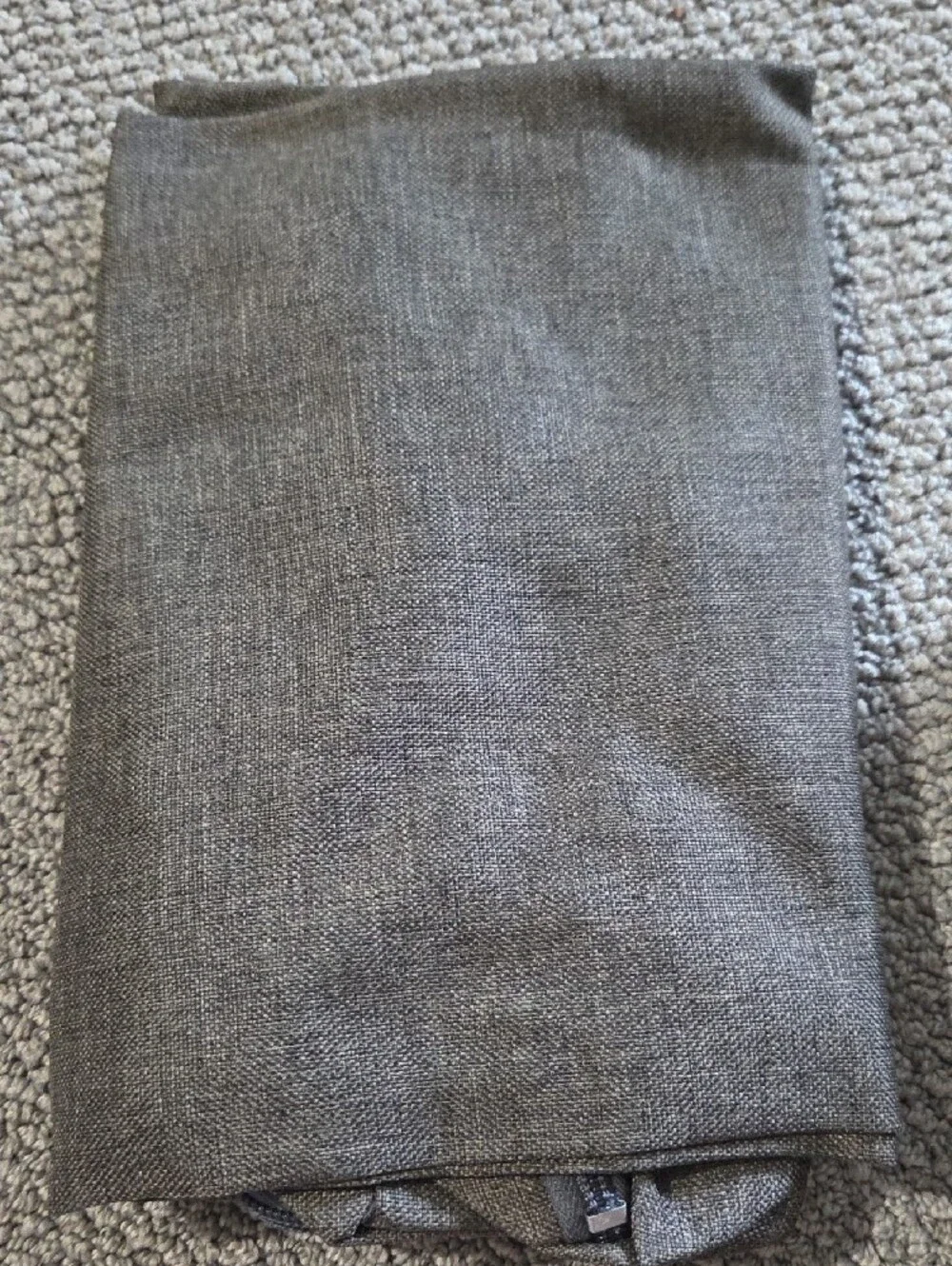 Luxe Dark Gray Fabric Storage Bags - Set of 2 In A Pack